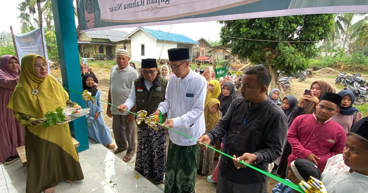 LAZISNU PWNU Jatim Resmikan 7 Fasilitas Keagamaan bagi Korban Banjir Aceh