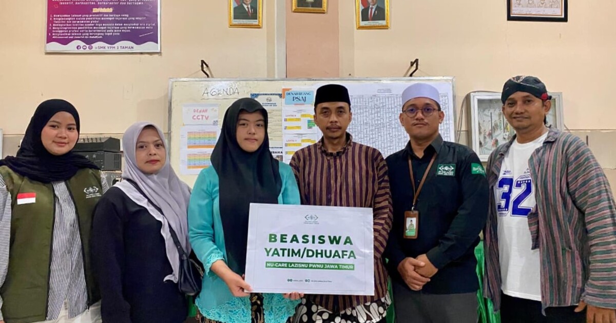 Hari Kartini, LAZISNU Jatim Bebaskan Tunggakan Biaya Pendidikan Siswi Dhuafa di Sidoarjo