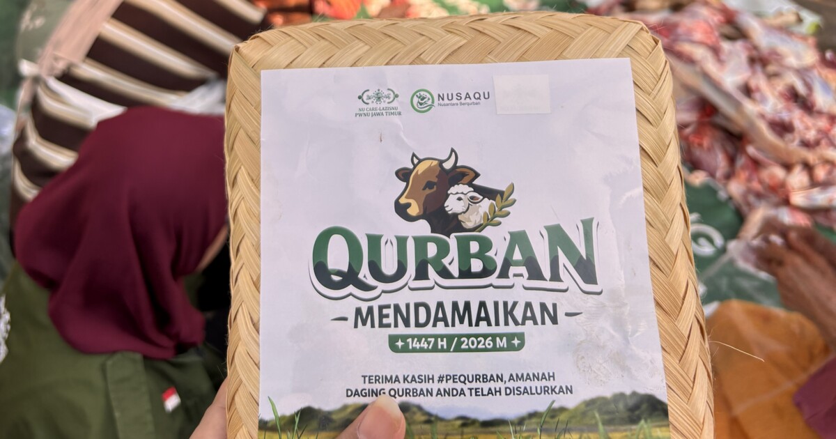 LAZISNU Jatim Bagikan Kurban ke Warga Rentan dan P ...