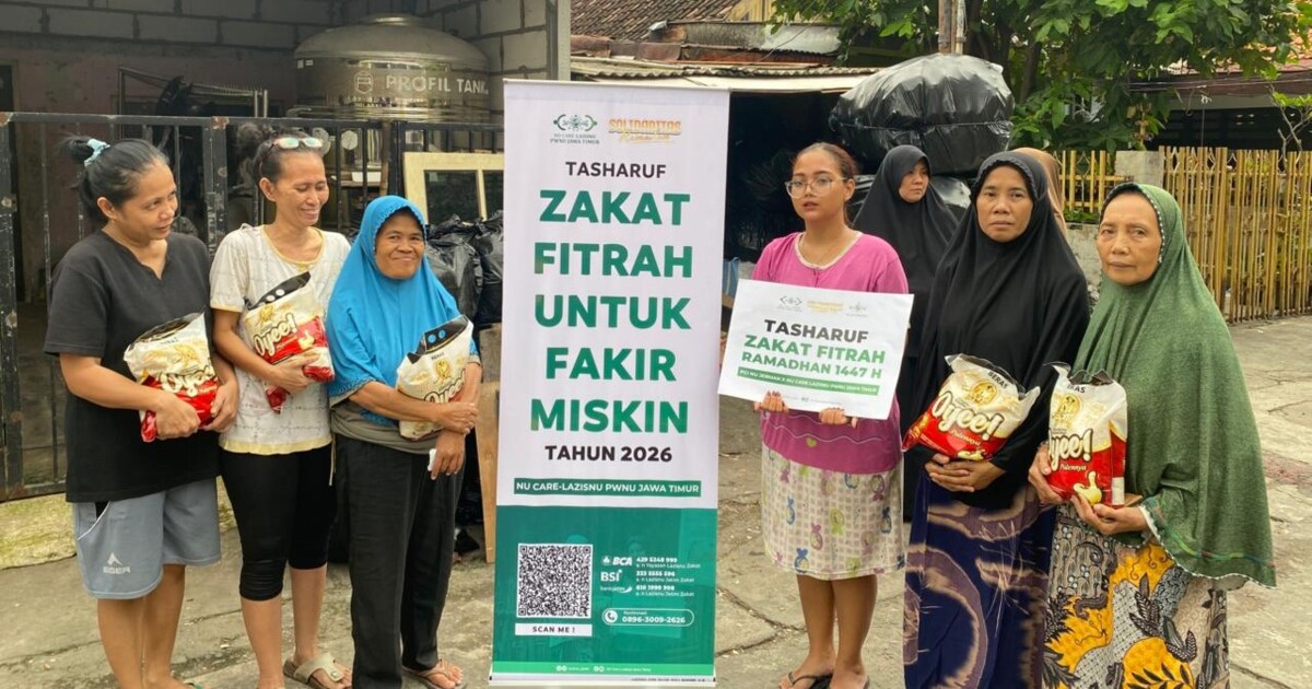 LAZISNU se-Jatim Kelola ZIS Ramadhan 1447 H Capai Rp208 Miliar