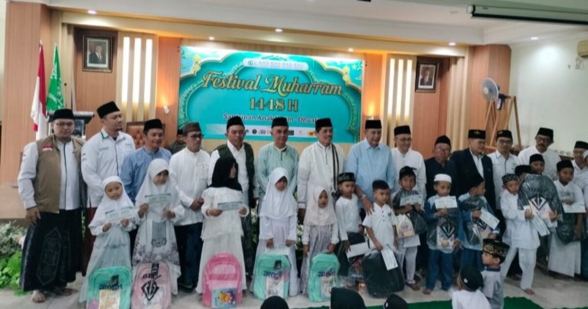 Festival Muharram, NU Care-LAZISNU Kota Malang Santuni Anak Yatim dan Dhuafa