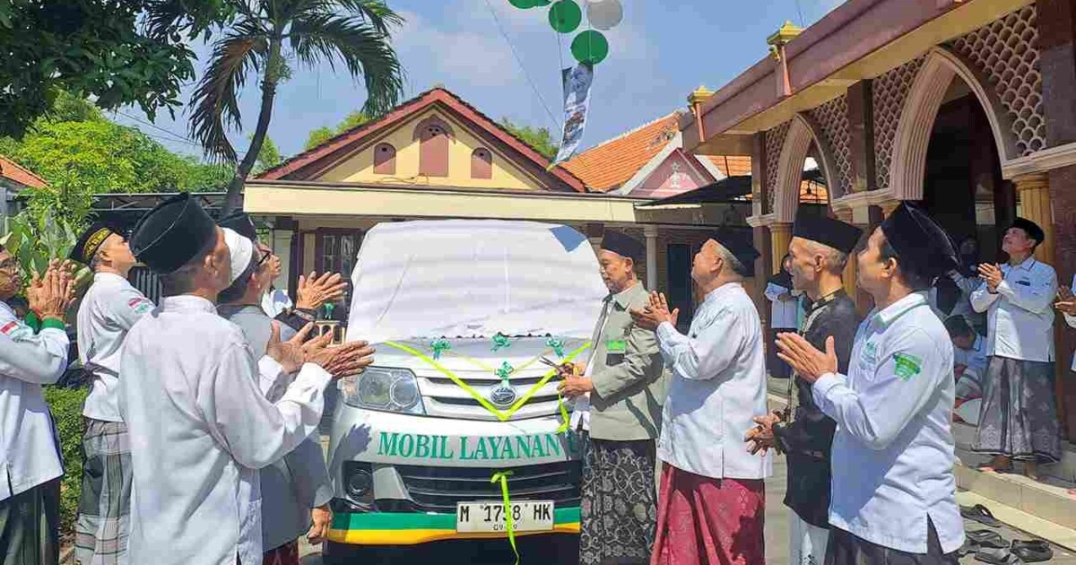Koin NU Kian Berdampak, LAZISNU PRNU Sukorejo Sidoarjo Resmikan Mobil Layanan Umat