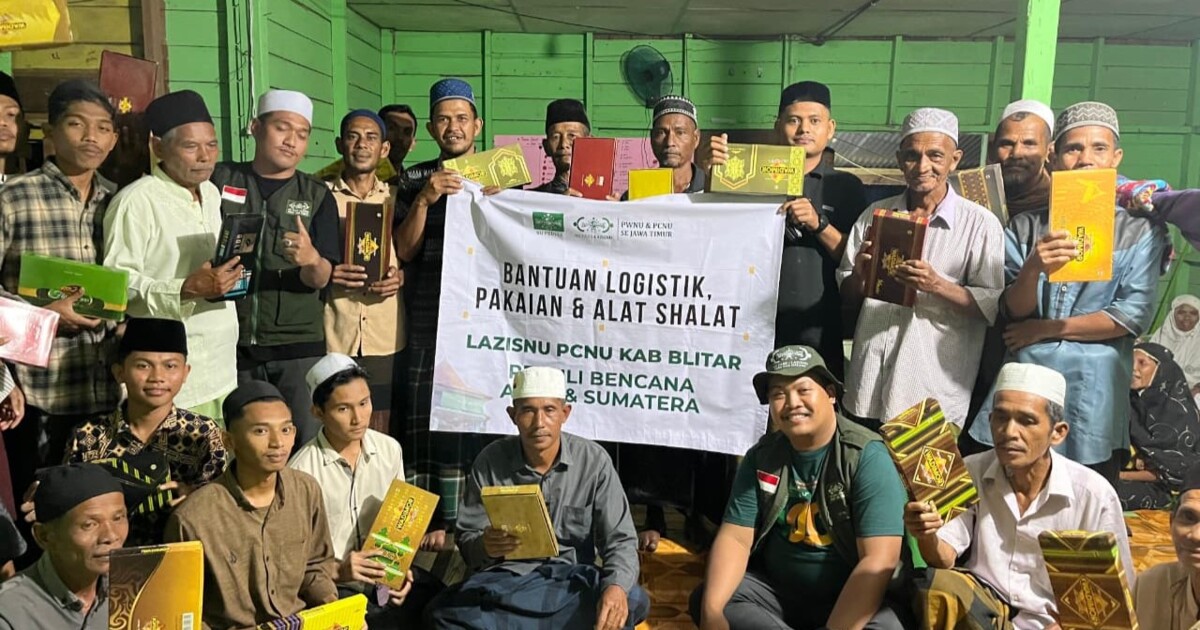 NU Care-LAZISNU Jatim Bagikan Ribuan Logistik untu ...