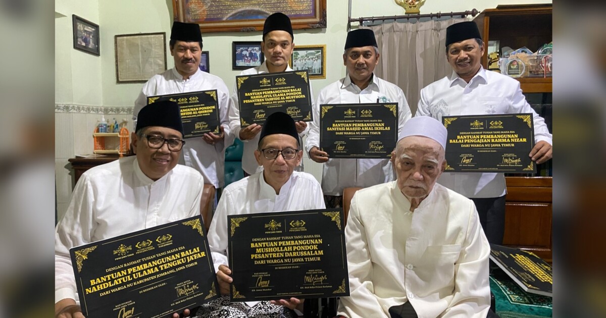 Tandatangani Prasasti, LAZISNU PWNU Jatim Siap Resmikan 7 Bantuan Bangunan bagi Warga Aceh