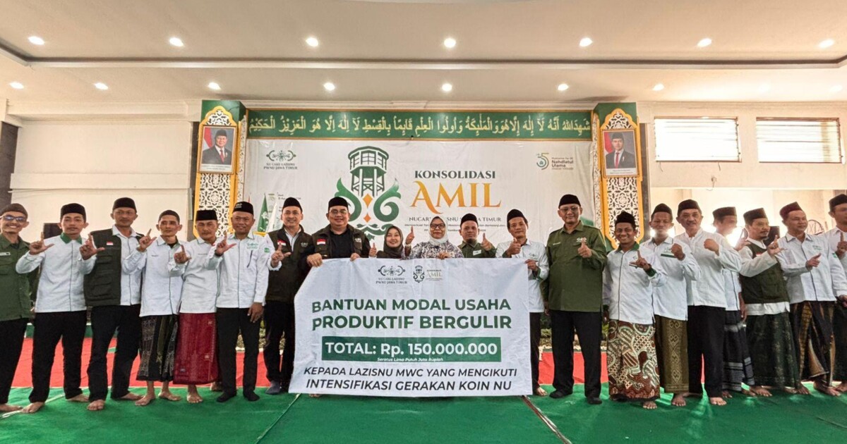 LAZISNU Jatim Salurkan Bantuan Modal Usaha Produktif Bergulir Total Rp150 Juta