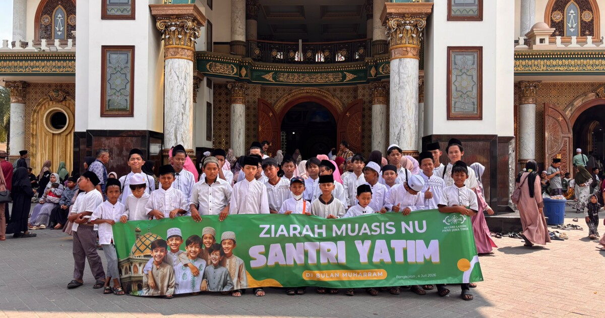 Muharram Ceria, LAZISNU Jatim Ajak Santri Yatim Zi ...
