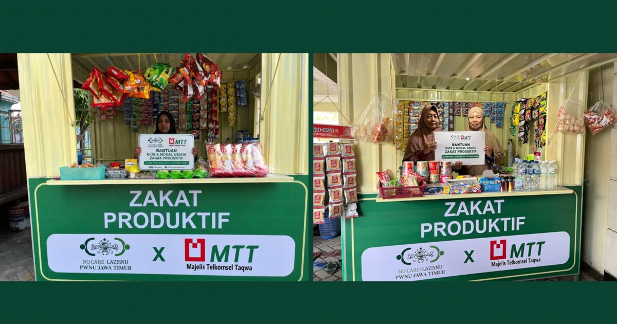 MTT dan LAZISNU Jatim Salurkan Zakat Produktif bagi Marbot dan Jukir Masjid