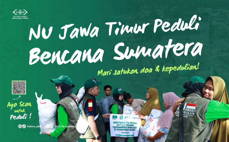 NU Jatim Peduli Bencana Sumatera
